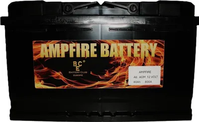 Produktbild von AMPFIRE 12V 80Ah 800A AGM Start/Stop