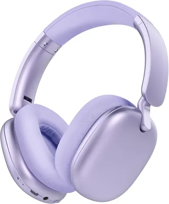 Productafbeelding van RORSOU C6 Over-Ear Bluetooth 5.4 hoofdtelefoon met actieve ruisonderdrukking, 60 uur batterijduur, opvouwbaar, diepe bas, comfortabele oorkussens