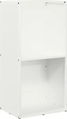 Immagine prodotto di vidaXL Porta legna Bianco 40x30x80 cm Acciaio laminato a freddo