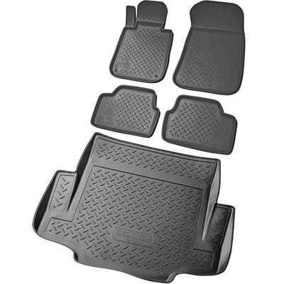 Produktbild von Fußmatten & Kofferraumwanne Set passend für  BMW 1er | E81, E87 | BJ 2004-2012