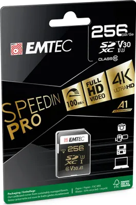 Image de Emtec ECMSD256GXC10SP carte mémoire 256 GB SDXC UHS-I Class 10