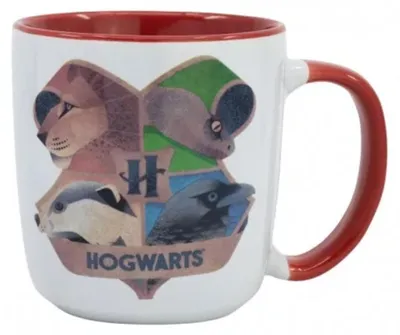 Produktbild von Keramikbecher mit Ornament 490 ml - Harry Potter