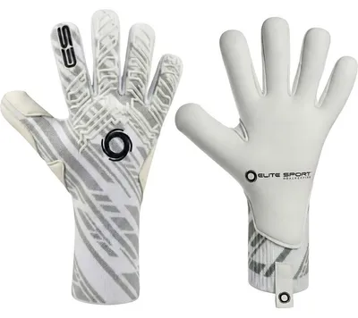Productafbeelding van Elite Sport T1w Knit Keepershandschoenen - Wit | Maat: 6