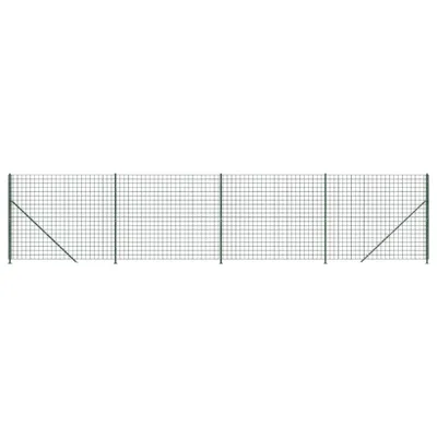 Produktbild von Maschendrahtzaun mit Bodenflansch Grün 2,2x10 m