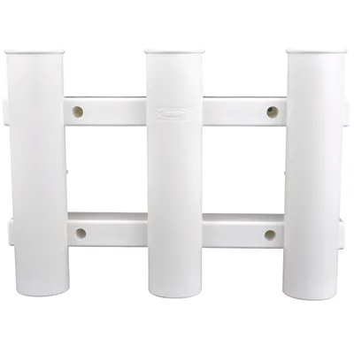 Produktbild von Berkley Tube Rod Rack weiß - Bootsrutenhalter für 3 Ruten