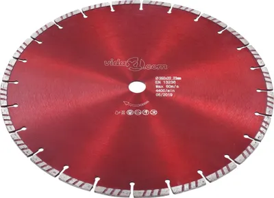 Produktbild von vidaXL Diamant-Trennscheibe mit Turbo Stahl 350 mm