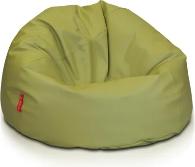 Obrázok produktu pre Ecopuf Sakwa, sedací vankúš kreslo Bean Bag, sedací vak z umelej kože, Olivová zelená E8, L