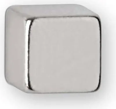 Produktbild von MAUL Magnet Würfel 10 Stück 1,1 kg Stahl Metall Neodym 0.5 x 0.5 x 0.5 cm silber