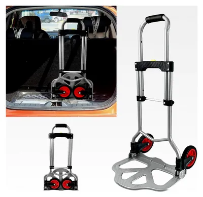 Produktbild von Faltbare Transportkarre mit ausziehbarem Griff, belastbar bis 60 kg