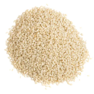 Produktbild von Sesam weiß, geschält 1 kg | mild, aromatisch | für Backen, Tahini & Toppings