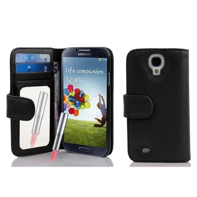 Produktbild von Cadorabo DE-102700, Samsung, Samsung Galaxy S4, Schwarz