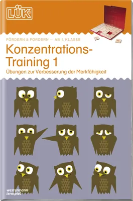 Imagen del producto de LÜK. KKonzentrationstraining 1: Übungen zur Verbesserung der Merkfähigkeit