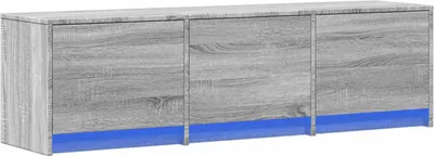 Zdjęcie produktu dla Szafka pod telewizor z LED Szary Sonoma 140 x 34 x 40 cm