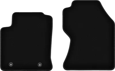 Image de Wielganizator Tapis avant de sol velours sur-mesure pour Ford Focus MK1 FL (2001-2004, hatchback, berline, break) noir, jeu 2 pièces, fixations