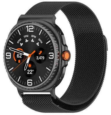 Image de Bracelet en acier inoxydable tressé pour Samsung Galaxy Watch 8
