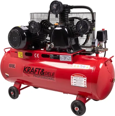 Produktbild von Kompressor 100L 400V 3 Zylinder Ölkompressor Luftkompressor Druckluftkompressor