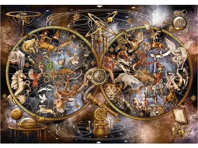Image de Puzzle constellation animaux 4000 pièces - collection astre et monde imaginaire - educa - 19569