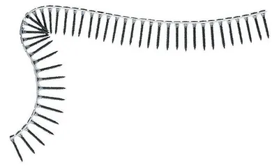 Image de 1000 vis en bande pour plaque de plâtre SENCO 35B25MP 3,5 x 25 mm
