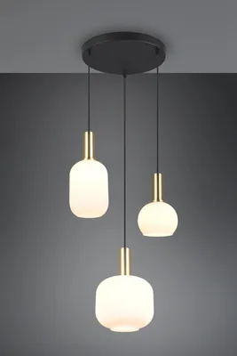 Produktbild von TRIO-Leuchten Pendelleuchte DIVA DH 30x150 cm gold Hängelampe