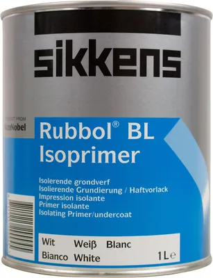A close-up of a paint can with the brand name Sikkens and product details visible.