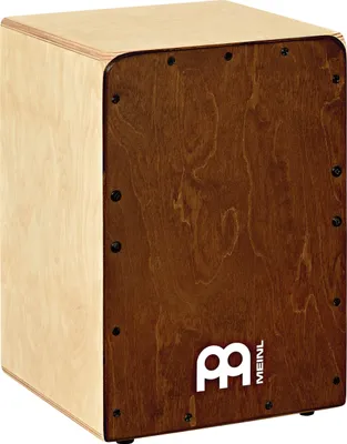 Produktbild von Meinl Percussion Jam Cajon Instrument - Kleine Trommelkiste für Kinder und Erwachsene bis 1,50 m - Schlagfläche Almond Birch (JC50AB)