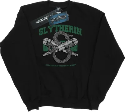 Produktbild von Harry Potter - "Slytherin Quidditch" Sweatshirt für Herren BI27071 (S) (Schwarz)