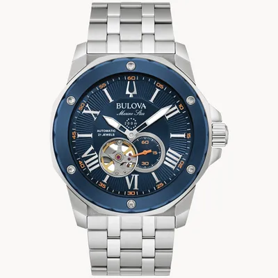 Image de Bulova analogique 'Marine Star' montre homme 98A302