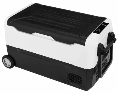 Produktbild von Tragbarer Autokühlschrank – 35 Liter – Gefrierbox mit zwei Temperaturzonen – 12V-Kühlschrank mit Batterieschutz