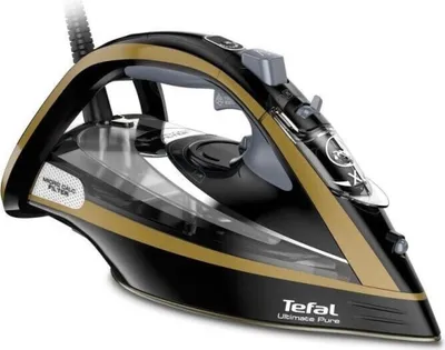 Immagine prodotto di Tefal FV 9847 Ultimate Pure ferro da stiro a vapore, colore:Nero