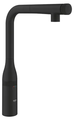Produktbild von GROHE Spültischbatterie Essence SmartControl ausziehbarer Auslauf phantom black
