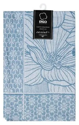 Zdjęcie produktu dla Ręcznik kuchenny bawełniany 40x60 Carino 011 Niebieski, kwiaty