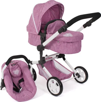 Produktbild von BAYER CHIC 2000 Puppenwagen Kombi LINUS mit Autositz 592-62