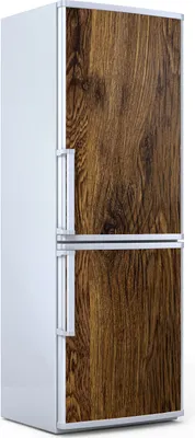 Produktbild von Magnete Dekorative - 60 cm x 180 cm - Küche Magnetmatte Kühlschrankmagnete - Dunkle Holz