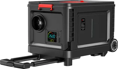 Image de Chauffage diesel portable tout-en-un 5 kW-8 kW 12 V/24 V, chauffage d'appoint à air, pour camping-car, tente, remorque, camion, voiture, avec écran LCD et télécommande,Bluetooth