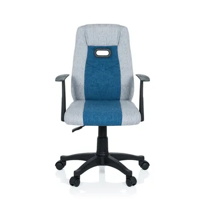 Obrázek produktu pro hjh OFFICE KIDDY EXTRA otočná židle pro děti výškově nastavitelná s područkami látka