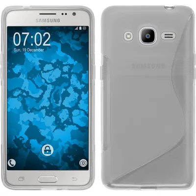 Produktbild von PhoneNatic Case kompatibel mit Samsung Galaxy J2 (2016) (J210) - clear Silikon Hülle S-Style Cover