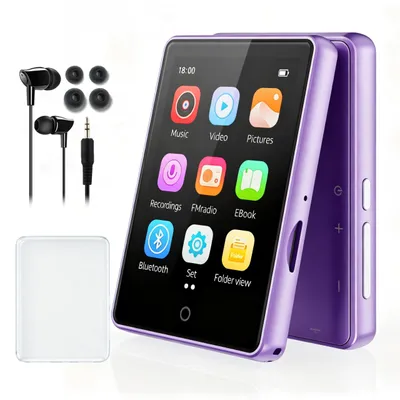 Zdjęcie produktu dla Odtwarzacz MP3 o pojemności 32 GB z Bluetooth 5.3 i 2,8-calowym ekranem dotykowym