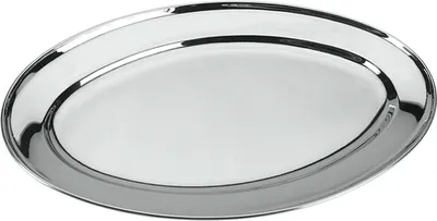 Zdjęcie produktu dla Talerz do serwowania METALTEX, owalny, 40 cm, wykonany ze stali nierdzewnej