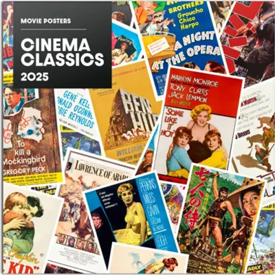 Produktbild von Cinema Classics Kalender 2025 Movie Posters