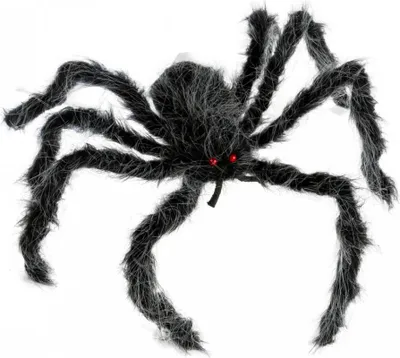 Produktbild von Schwarz-graue Spinne als Halloween Deko