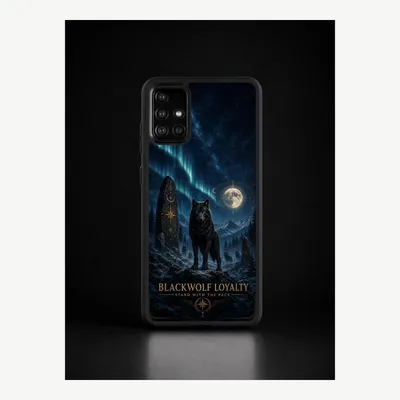 Zdjęcie produktu dla Etui do telefonu Samsung A71, pokrowiec ochronny z motywem wilka – LUNØIR ©