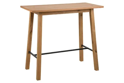 Produktbild von OXM Terrassa moderner Esszimmer-Bartisch Furnier Wildeiche geölt