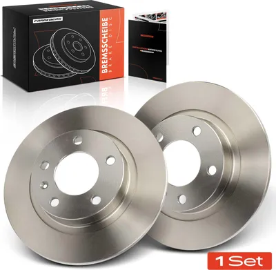Immagine prodotto di Frankberg 2x dischi freno asse posteriore per Opel Adam Corsa D E furgone/hatchback M13 a partire dall'anno 2006