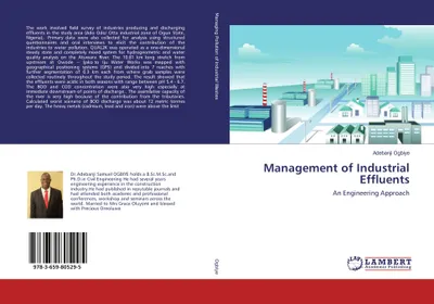 Produktbild von Management of Industrial Effluents