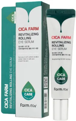Produktbild von Farmstay Cica Farm Revitalisierendes Anti-Falten-Augenserum mit Rollfunktion, 25 ml