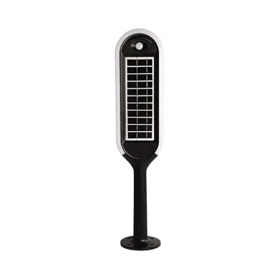 Produktbild von Solarleuchten - Solar Pollerleuchten - IP65 - Weiß+Schwarz - 5 Watt - 400 Lumen - 3000K
