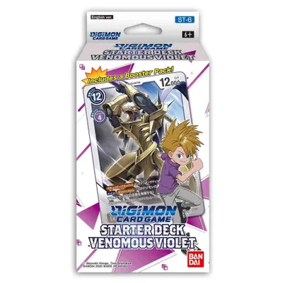 Produktbild von Digimon Card Game - Starter Deck Venomous Violet ST-6 - englisch