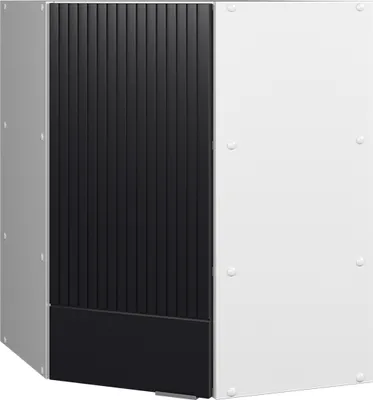 Productafbeelding van Hoek hangkast Vicco Fame-Line Zwart gestreept 57 cm, Model 50615