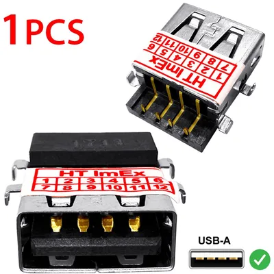 Produktbild von Ersatz Adapter USB 2.0 Buchse anschluss für Lenovo G50-70 (59423402), G50-70 (59427216), G50-80 (80E50270GE), G50-80 (80E502U7GE)