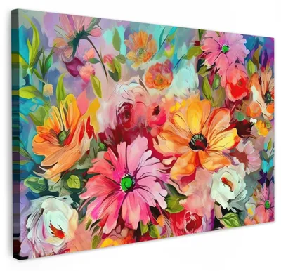 Produktbild von Elzusha – Leinwandbild, 120x80 cm, mit Blumenmotiv